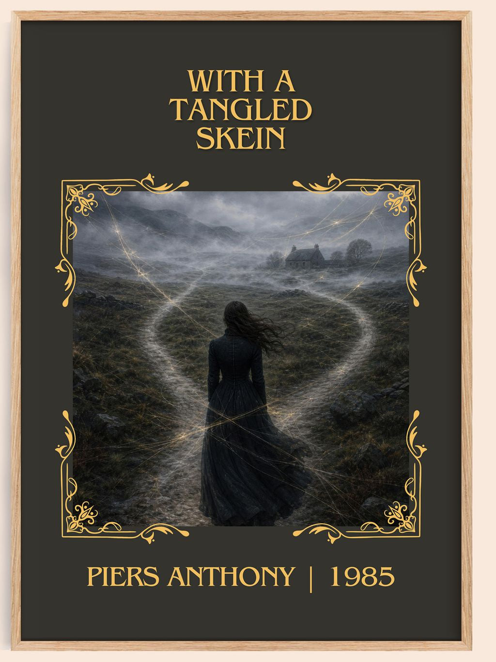 With a Tangled Skein Classic Book Art Print by Piers Anthony – book poster