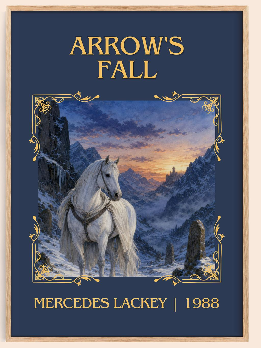 Arrow's Fall Classic Book Art Print by Mercedes Lackey – book poster