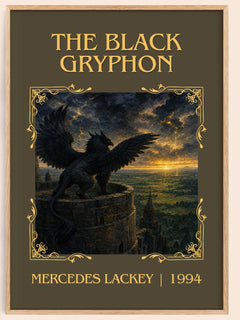 The Black Gryphon Classic Book Art Print by Mercedes Lackey – book poster
