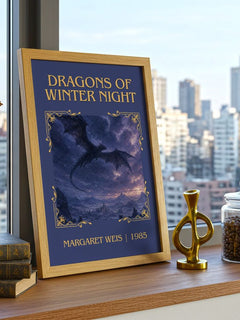 Dragons of Winter Night Classic Book Art Print by Margaret Weis – image 3