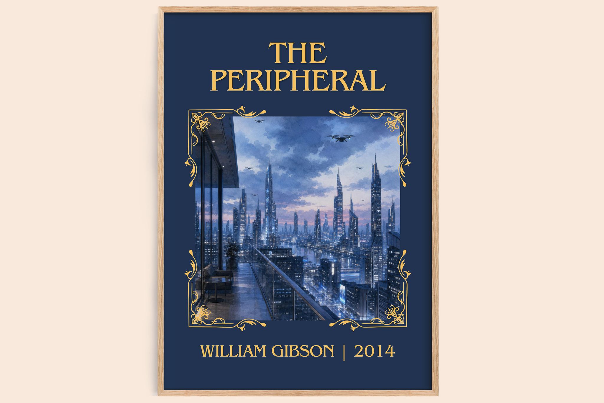 The Peripheral Classic Book Art Print by William Gibson