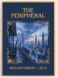 The Peripheral Classic Book Art Print by William Gibson – book poster