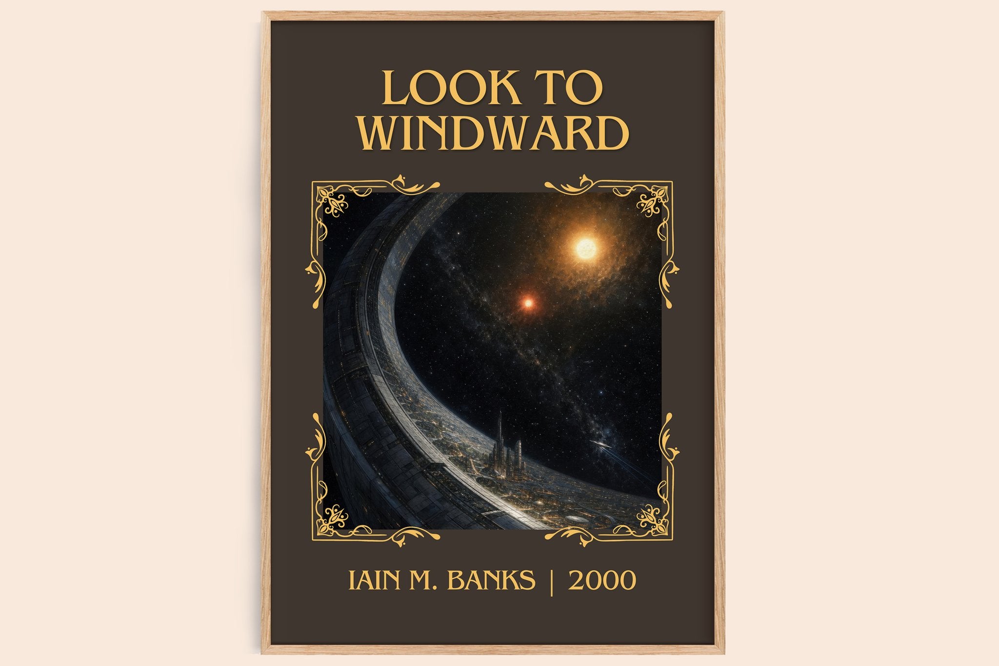 Look to Windward Classic Book Art Print by Iain M. Banks