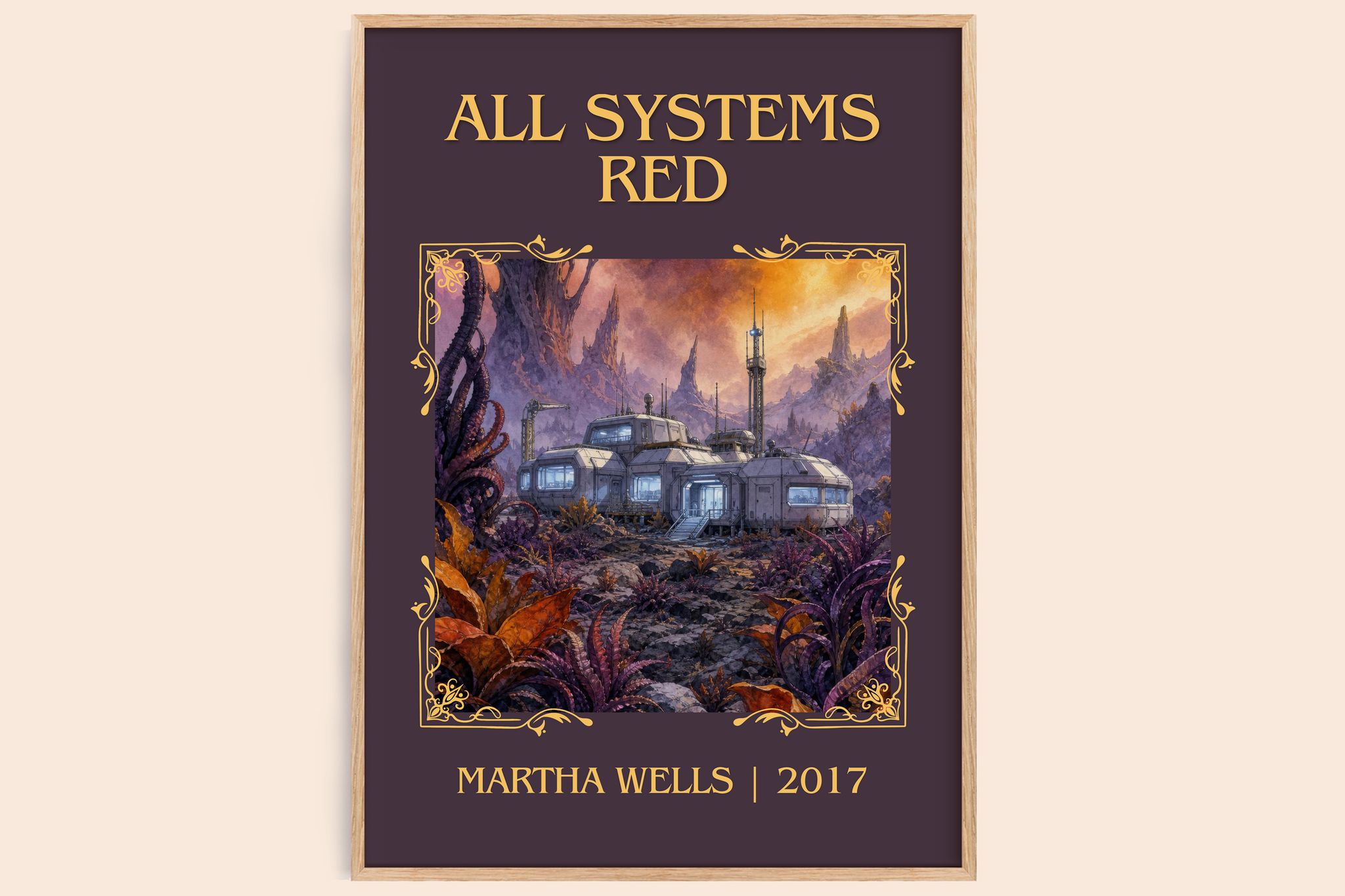All Systems Red Classic Book Art Print by Martha Wells