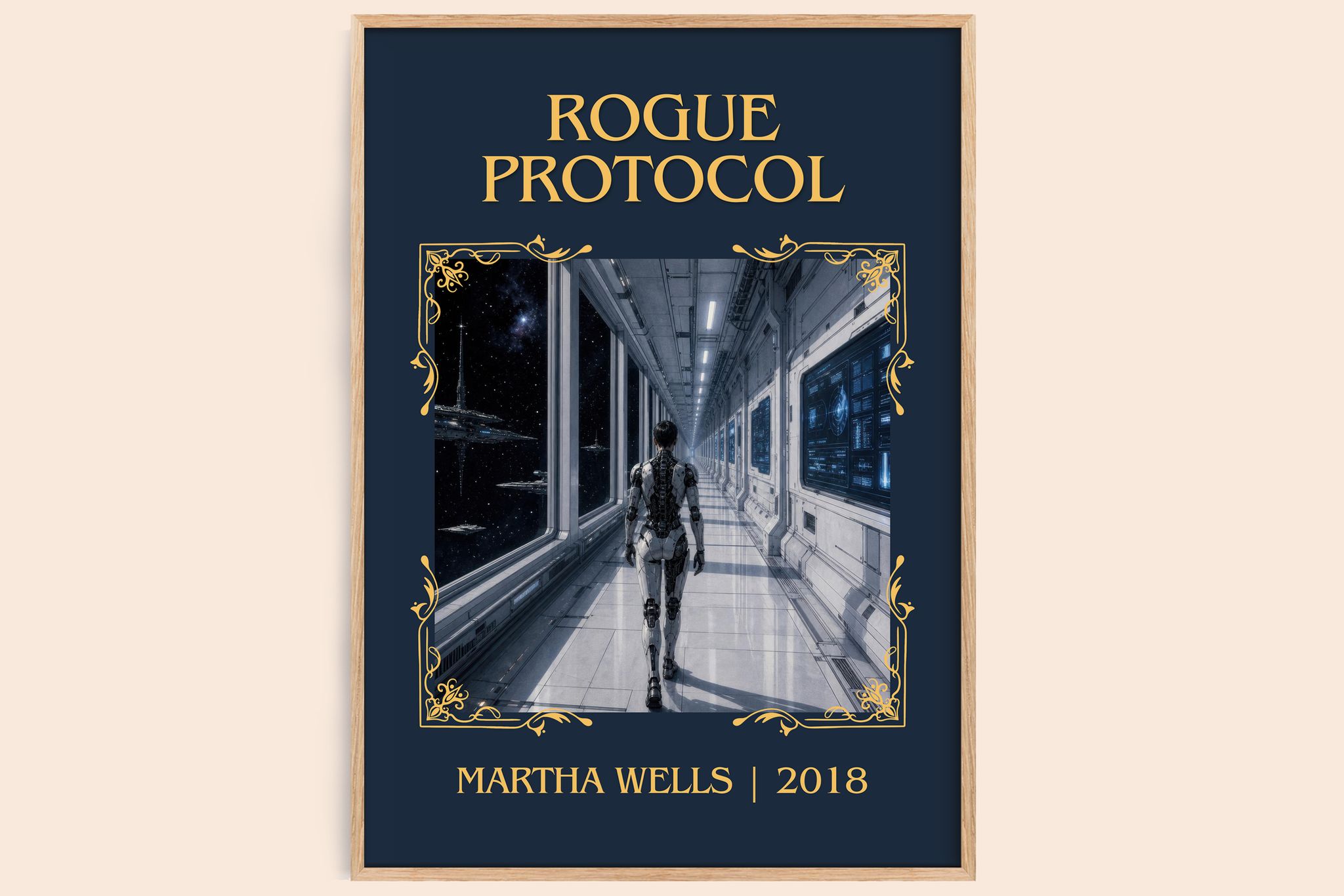 Rogue Protocol Classic Book Art Print by Martha Wells