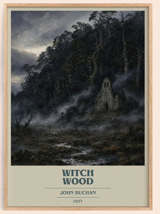 Witch Wood Book Cover Poster by John Buchan