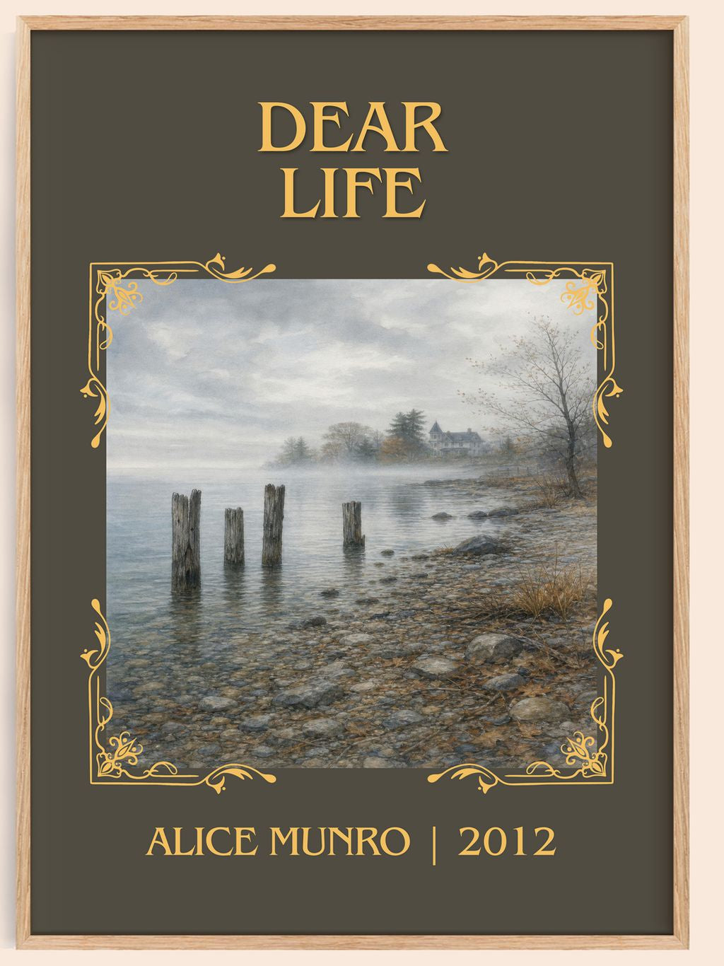Dear Life Classic Book Art Print by Alice Munro – book poster