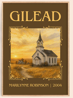 Gilead Classic Book Art Print by Marilynne Robinson – book poster