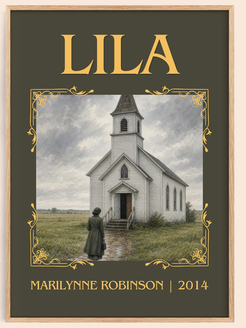 Lila Classic Book Art Print by Marilynne Robinson – book poster