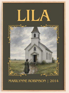 Lila Classic Book Art Print by Marilynne Robinson – book poster
