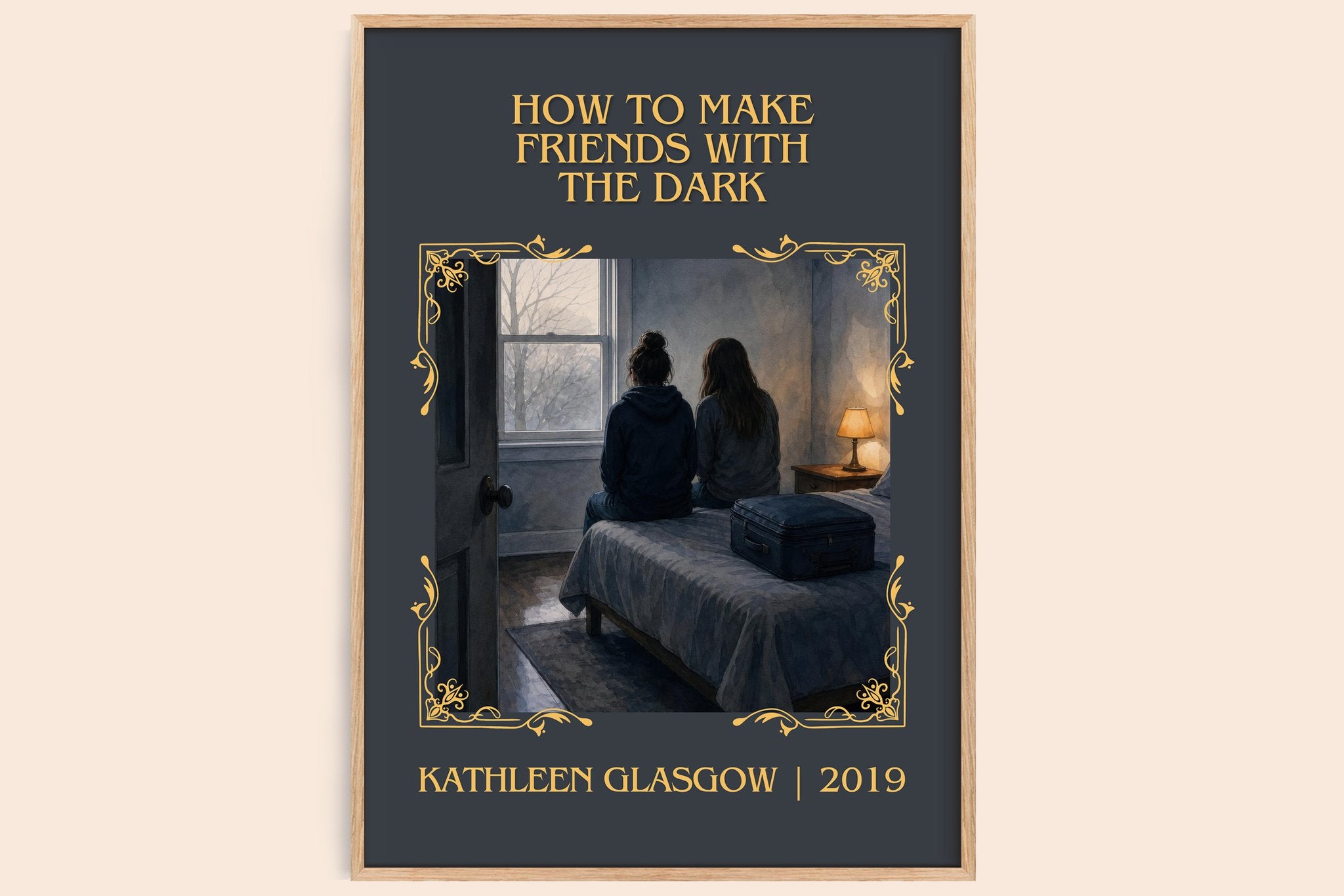 How to Make Friends with the Dark Classic Book Art Print by K. Glasgow
