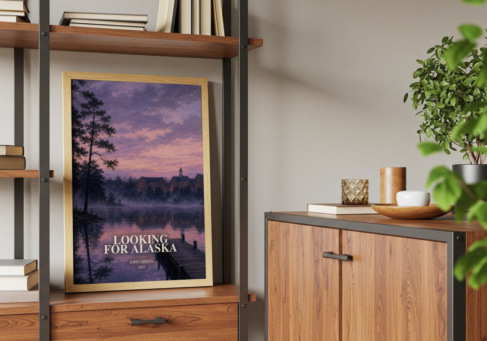 Looking For Alaska book watercolour illustration paper finish options – matte satin gloss