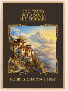 Monk Who Sold His Ferrari Classic Book Art Print by Robin S. Sharma – image 1
