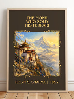 Monk Who Sold His Ferrari Classic Book Art Print by Robin S. Sharma – image 2