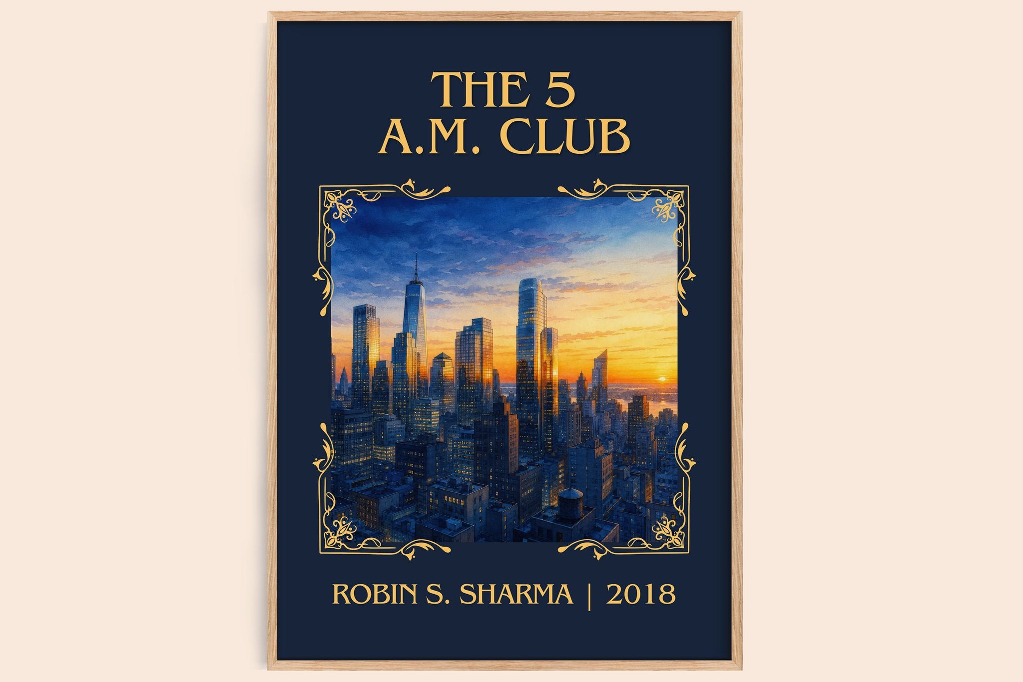 The 5 a.m. Club Classic Book Art Print by Robin S. Sharma