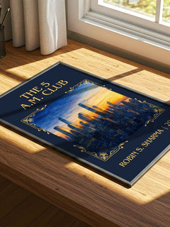 The 5 a.m. Club Classic Book Art Print by Robin S. Sharma – image 4