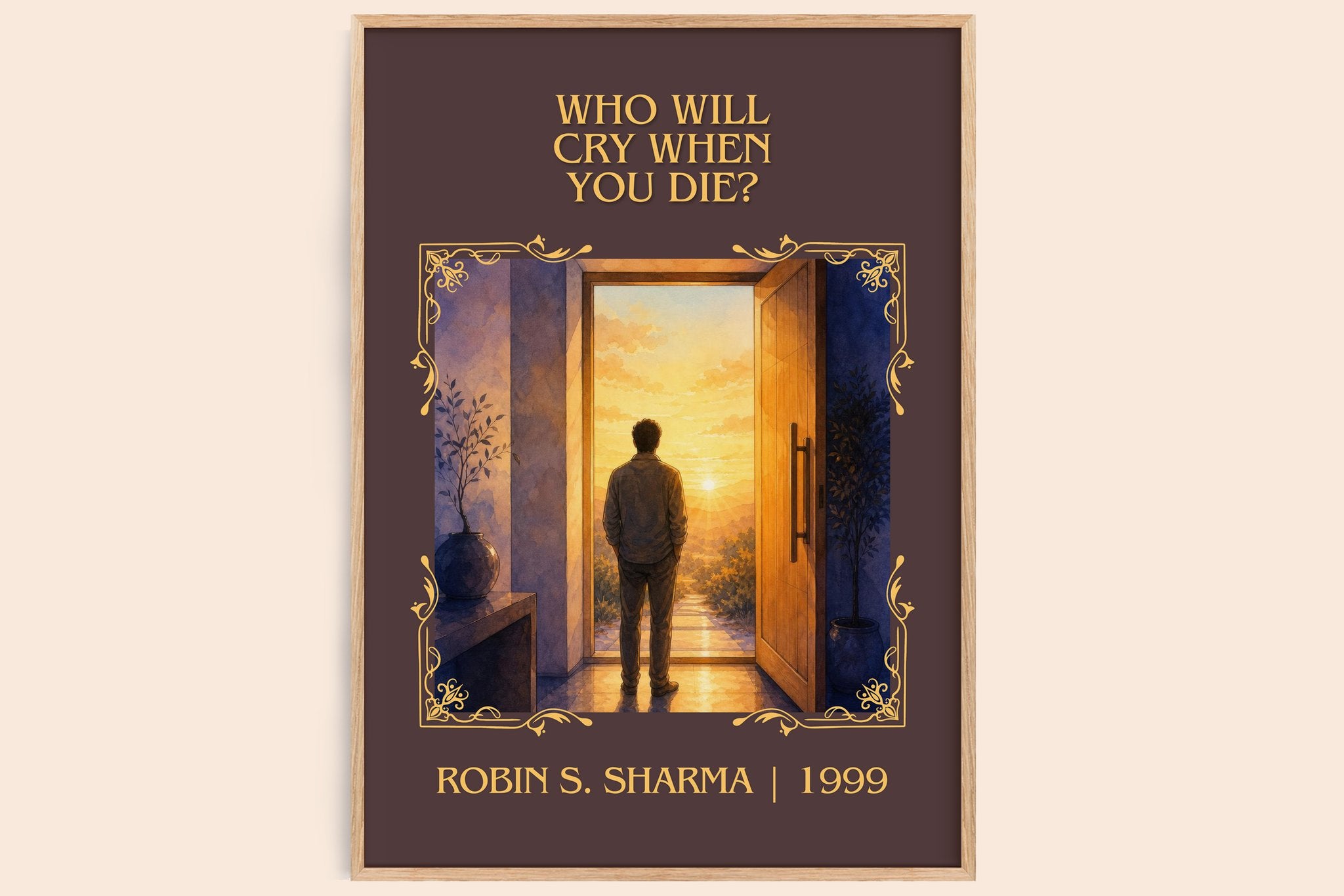 Who Will Cry When You Die? Classic Book Art Print by Robin S. Sharma