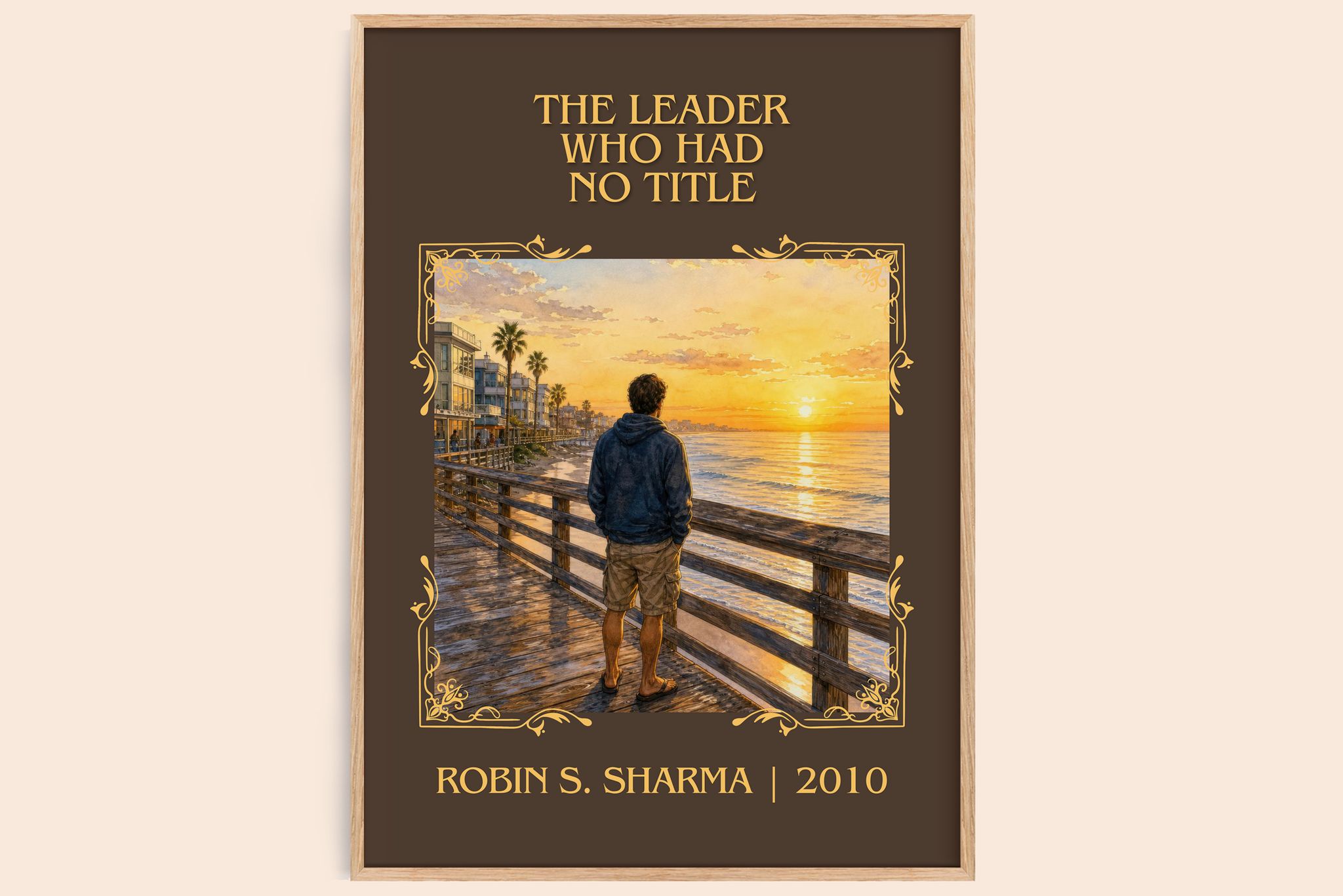 The leader who had no title Classic Book Art Print by Robin S. Sharma