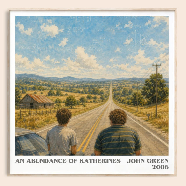 An Abundance Of Katherines Literary Art Print by John Green
