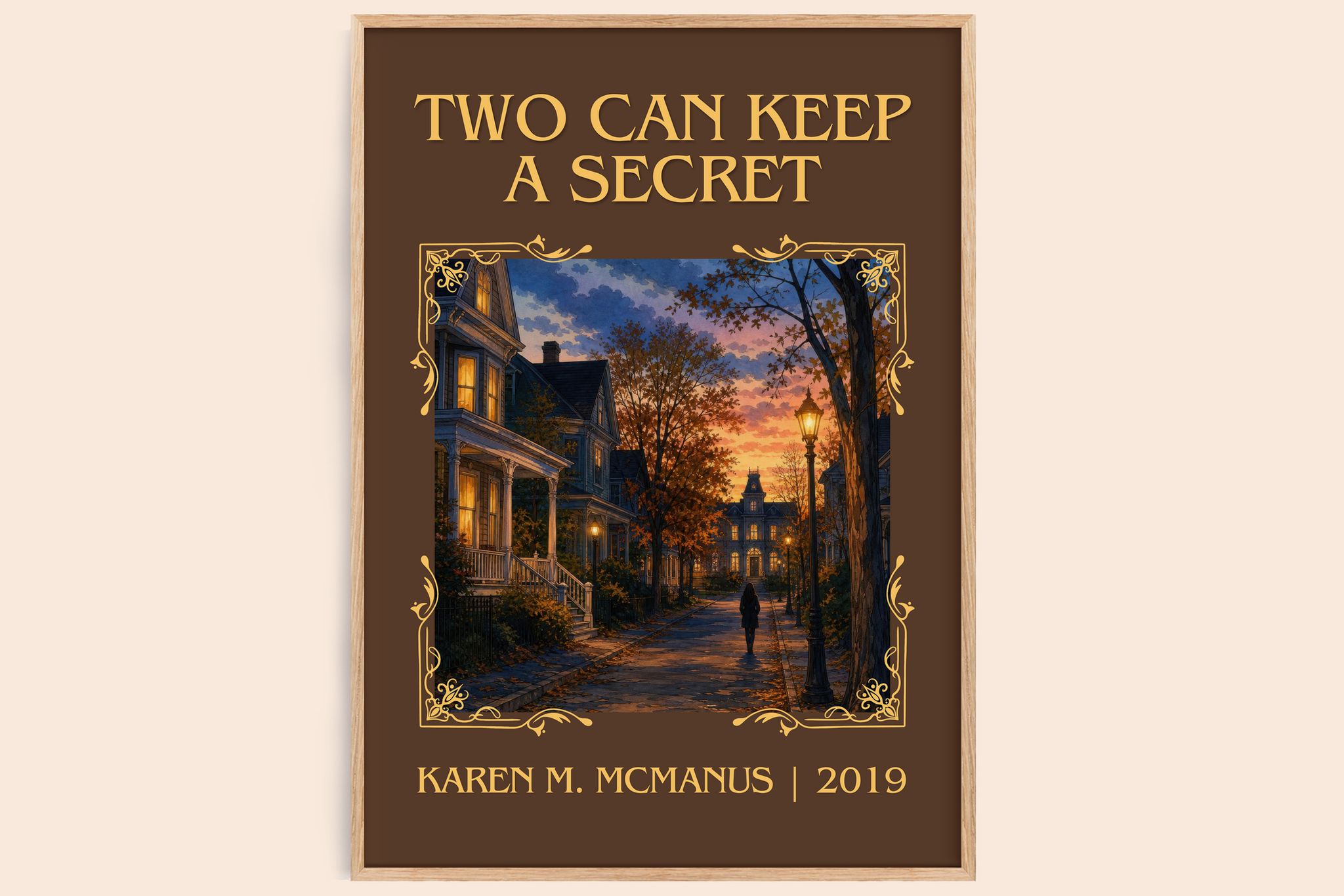 Two Can Keep a Secret Classic Book Art Print by Karen M. McManus