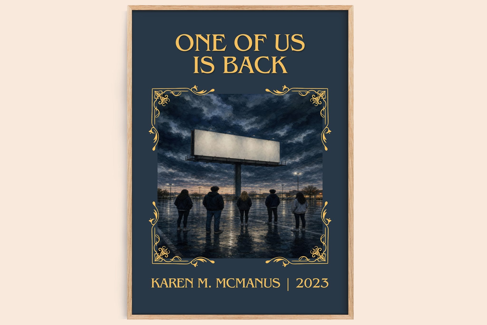 One of Us Is Back Classic Book Art Print by Karen M. McManus