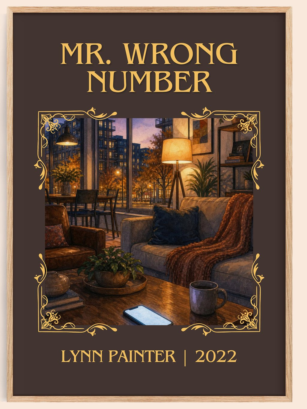 Mr. Wrong Number Classic Book Art Print by Lynn Painter – book poster