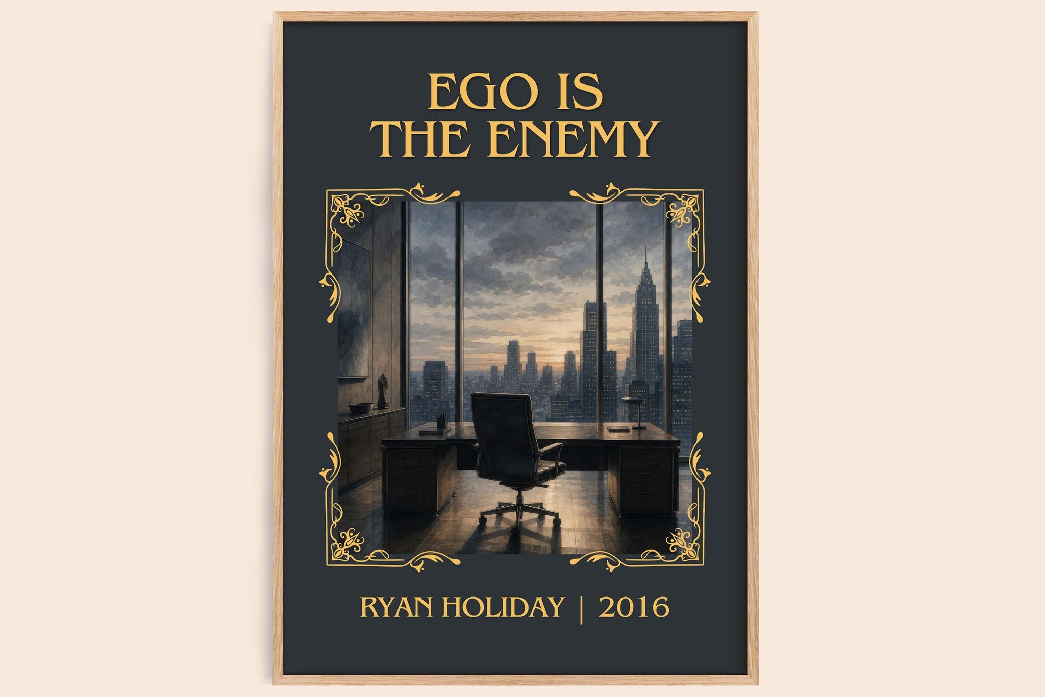 Ego is the Enemy Classic Book Art Print by Ryan Holiday