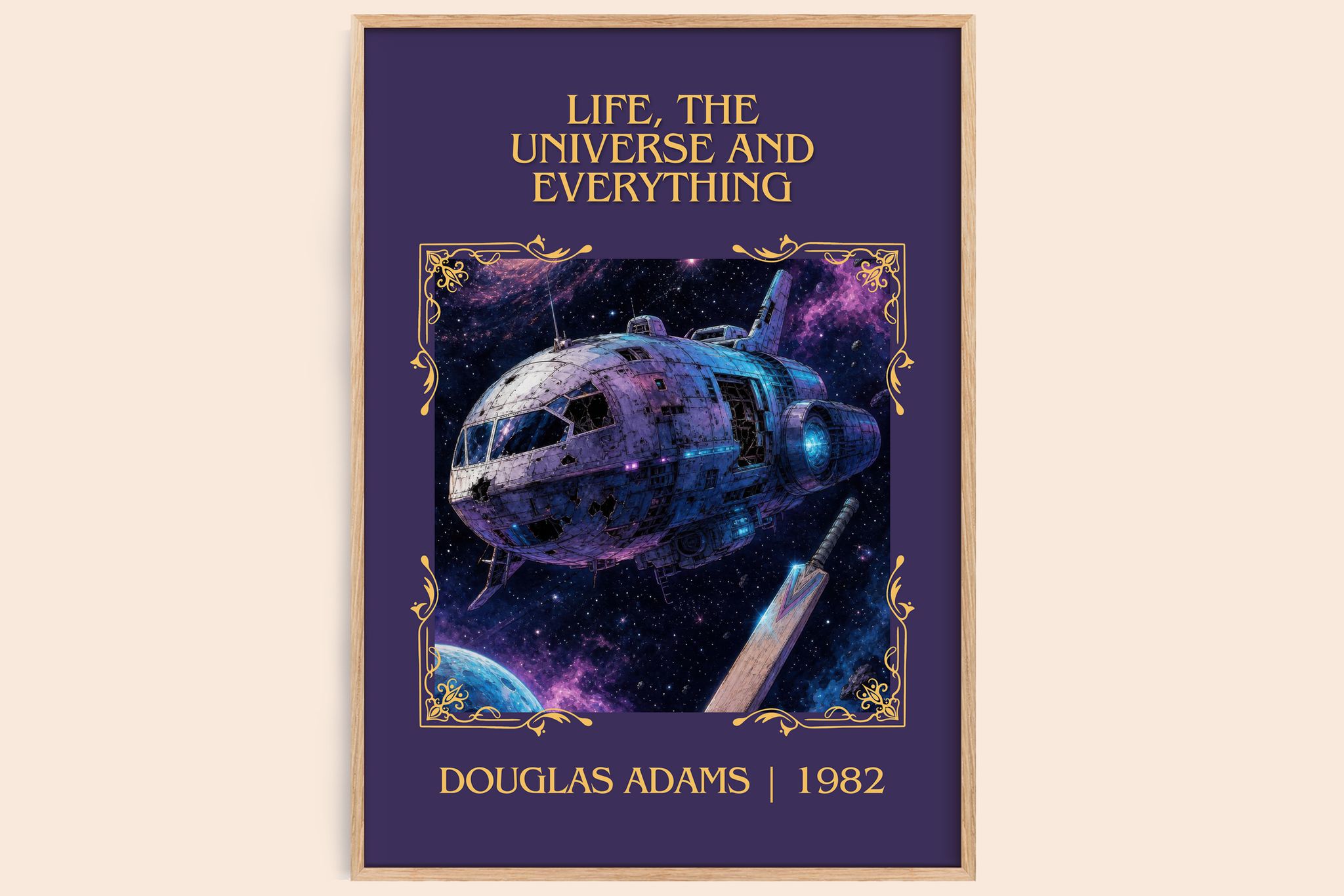 Life, the Universe and Everything Classic Book Art Print by D. Adams