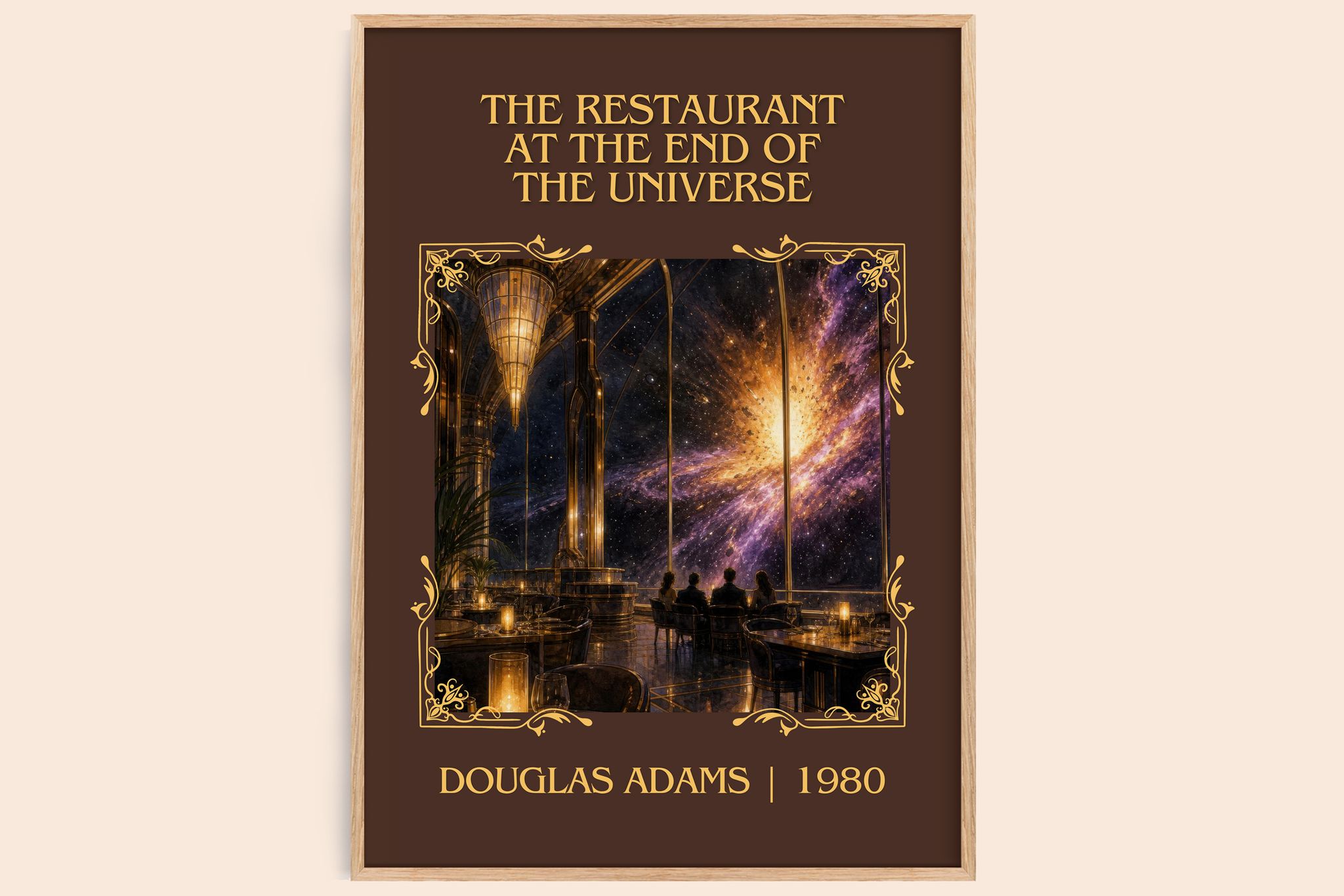 The Restaurant at the End of the Universe Classic Book Art Print by Douglas Adams