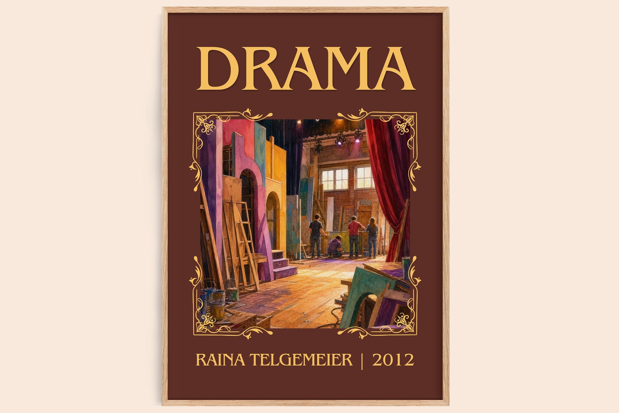 Drama Classic Book Art Print by Raina Telgemeier