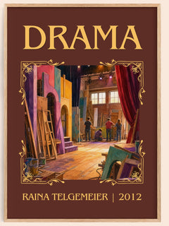 Drama Classic Book Art Print by Raina Telgemeier – image 1