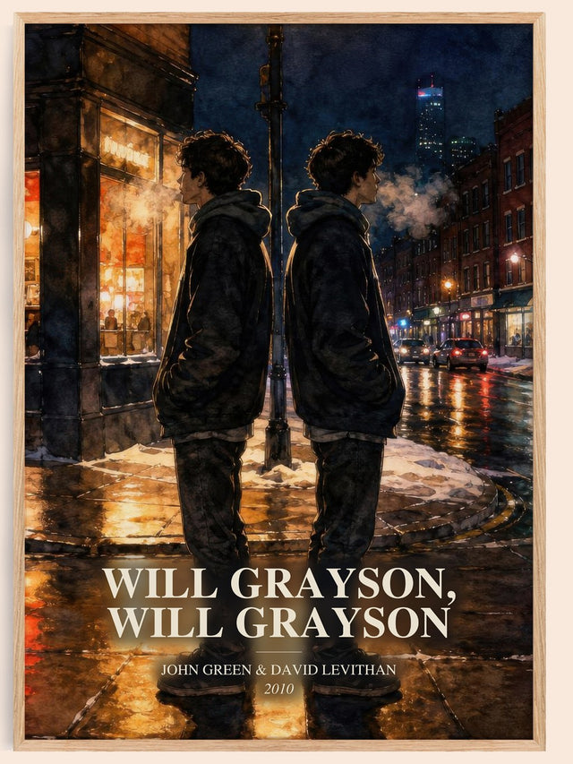 Will Grayson, Will Grayson Book Watercolour Illustration – J. Levithan