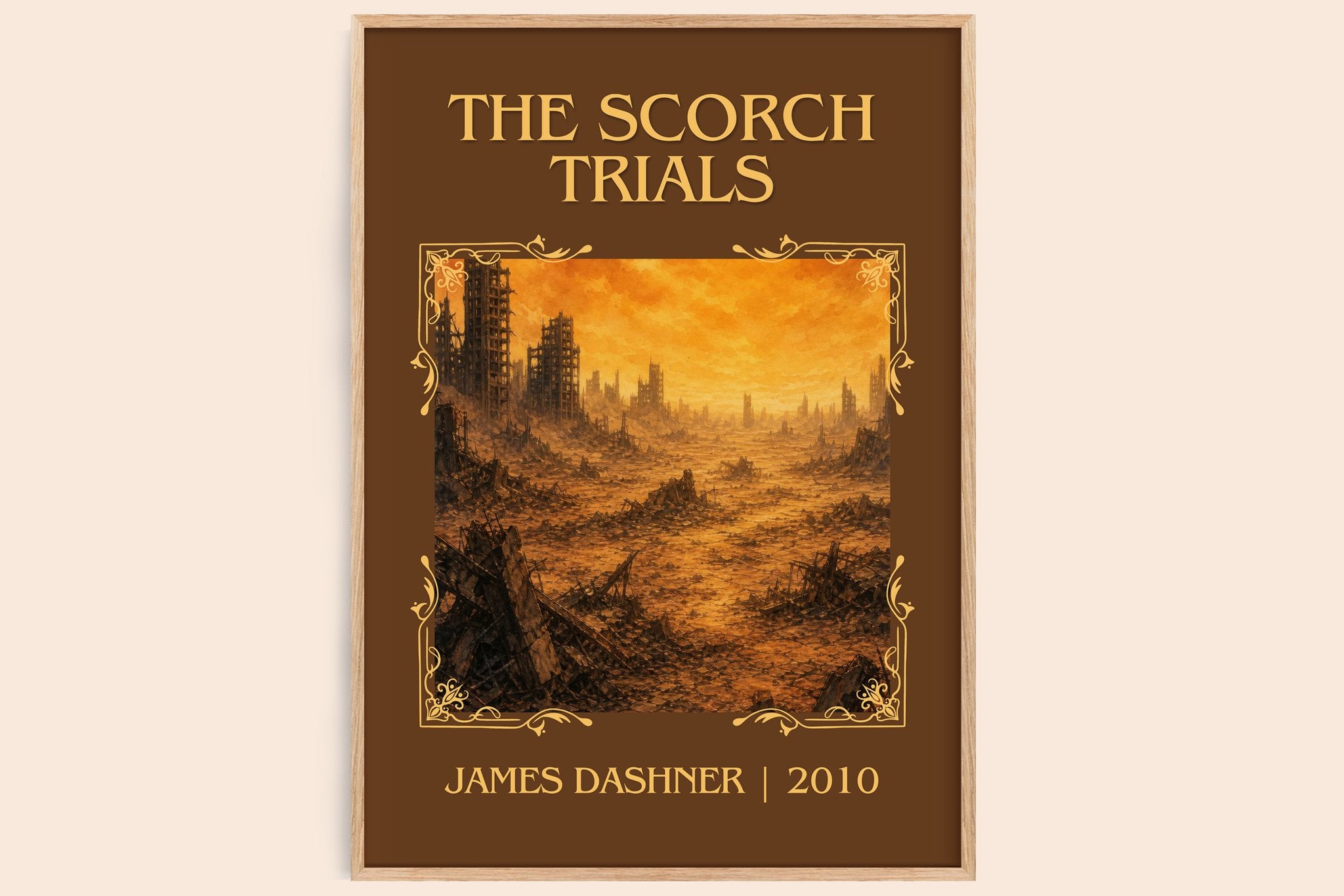The Scorch Trials Classic Book Art Print by James Dashner
