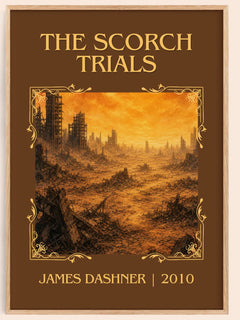 The Scorch Trials Classic Book Art Print by James Dashner – image 1