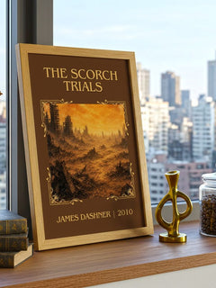 The Scorch Trials Classic Book Art Print by James Dashner – image 3