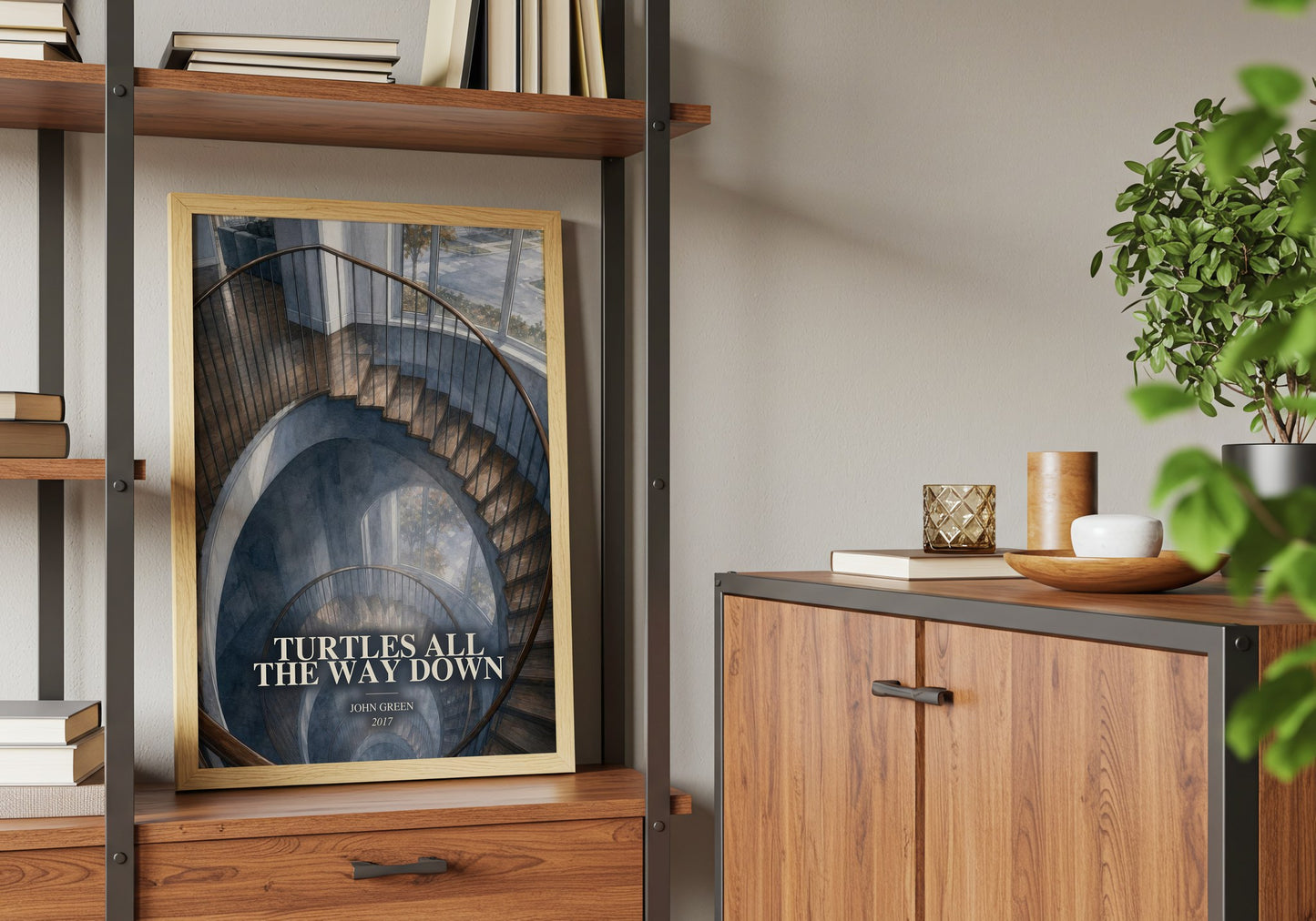 Turtles All The Way Down book watercolour illustration paper finish options – matte satin gloss
