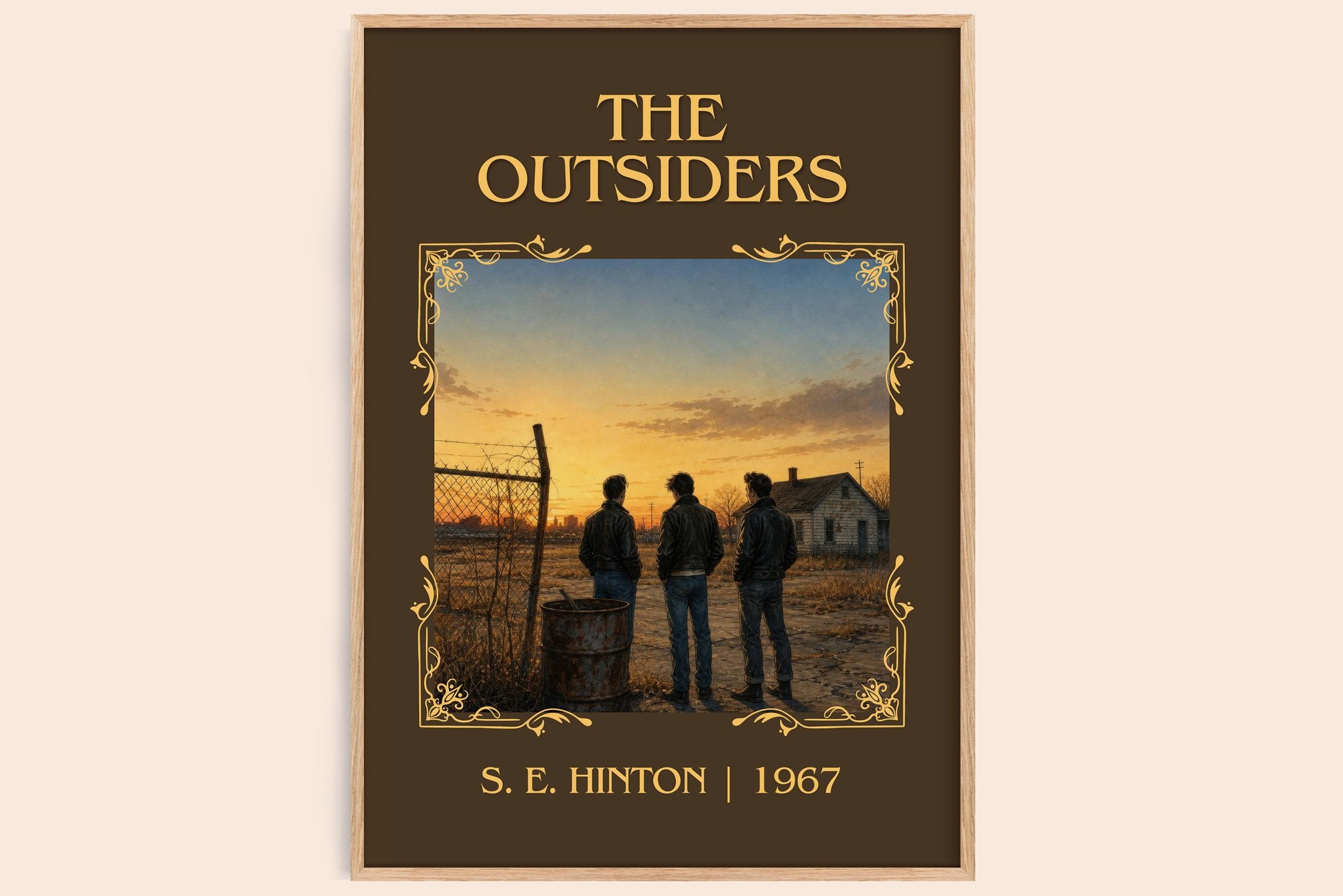 The Outsiders Classic Book Art Print by S. E. Hinton