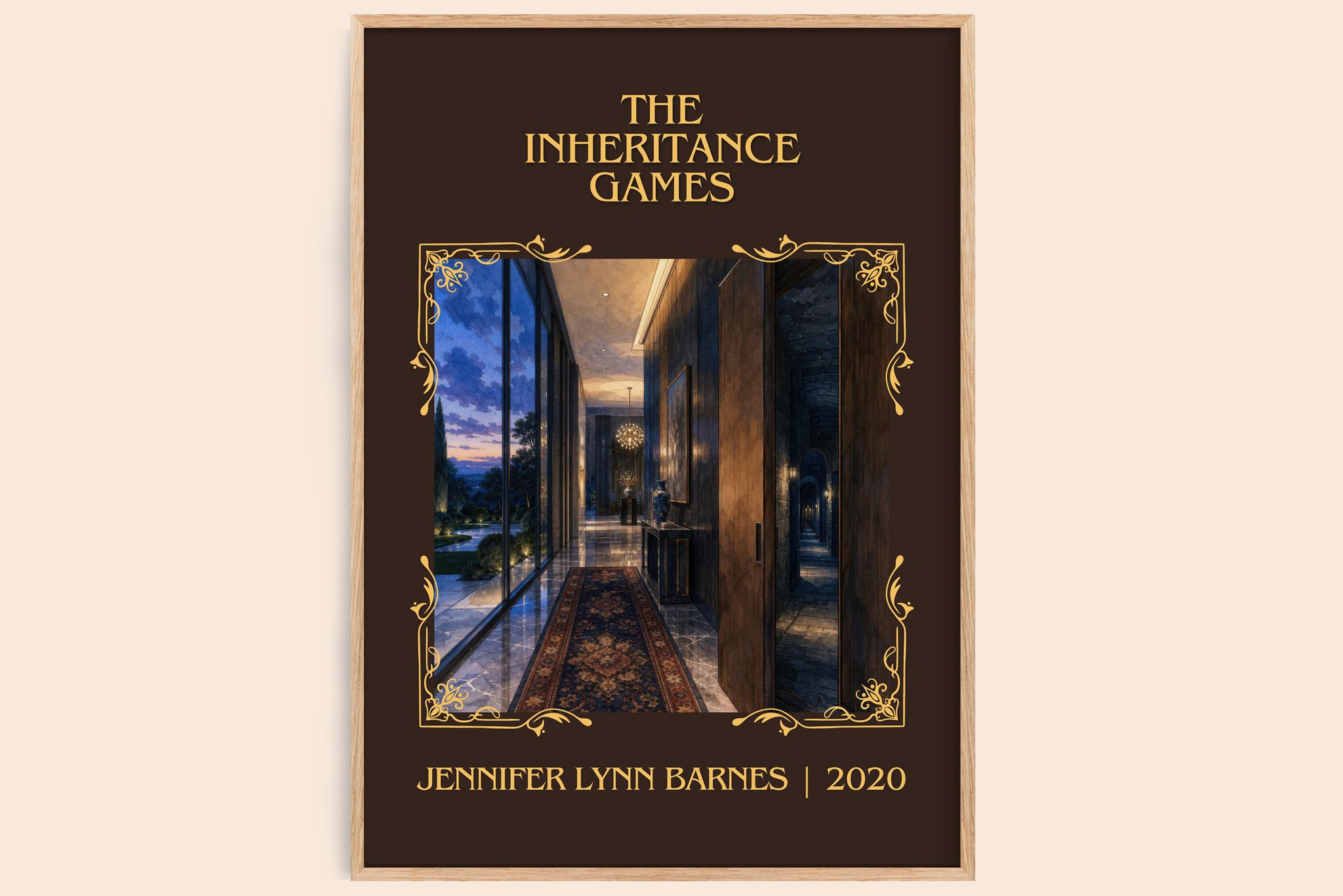 The Inheritance Games Classic Book Art Print by Jennifer Lynn Barnes