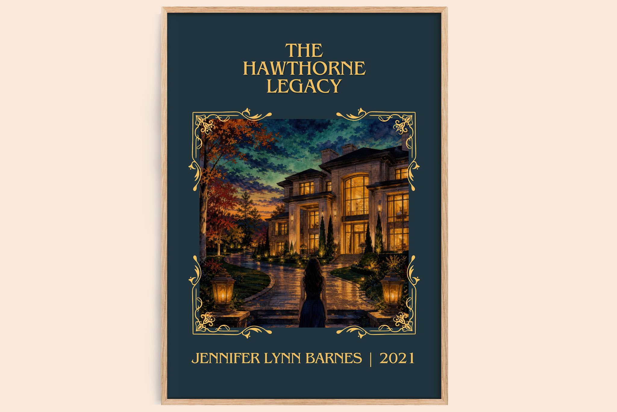The Hawthorne Legacy Classic Book Art Print by Jennifer Lynn Barnes