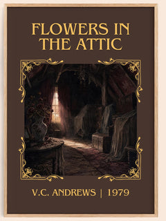 Flowers in the Attic Classic Book Art Print by V.C. Andrews – book poster
