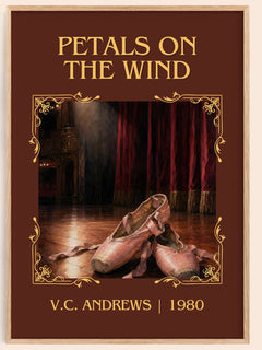 Petals on the Wind Classic Book Art Print by V.C. Andrews – image 1