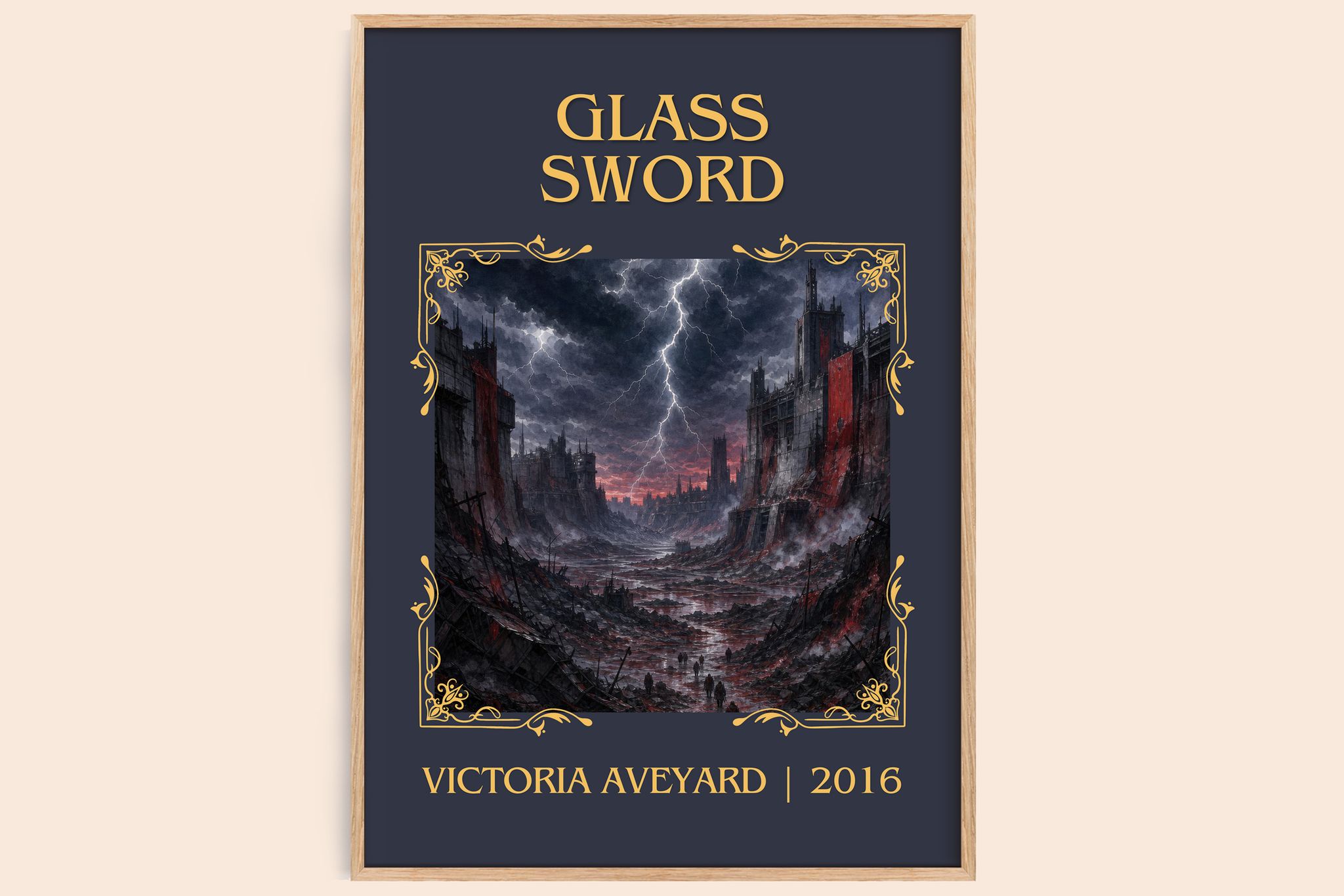 Glass Sword Classic Book Art Print by Victoria Aveyard