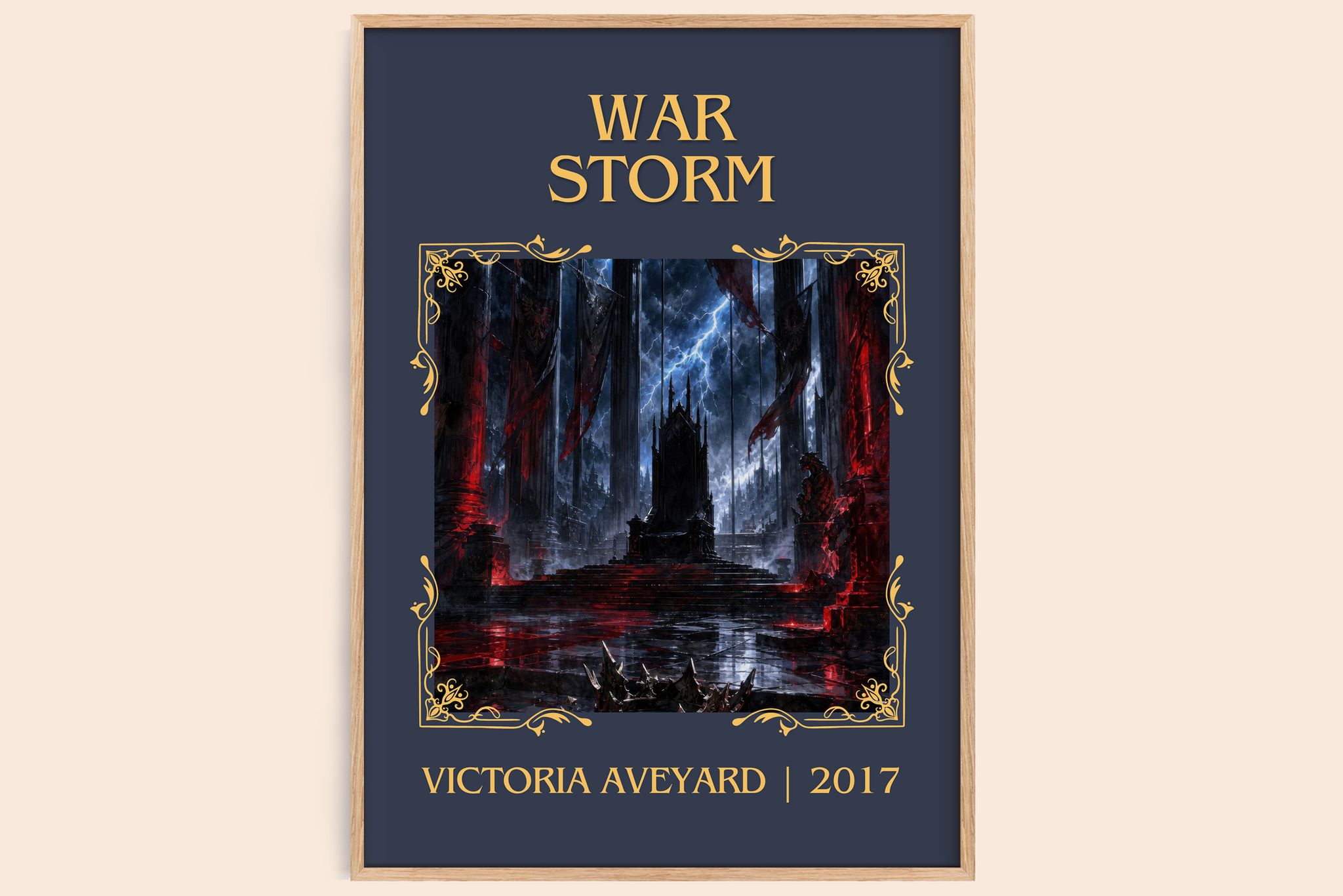 War Storm Classic Book Art Print by Victoria Aveyard