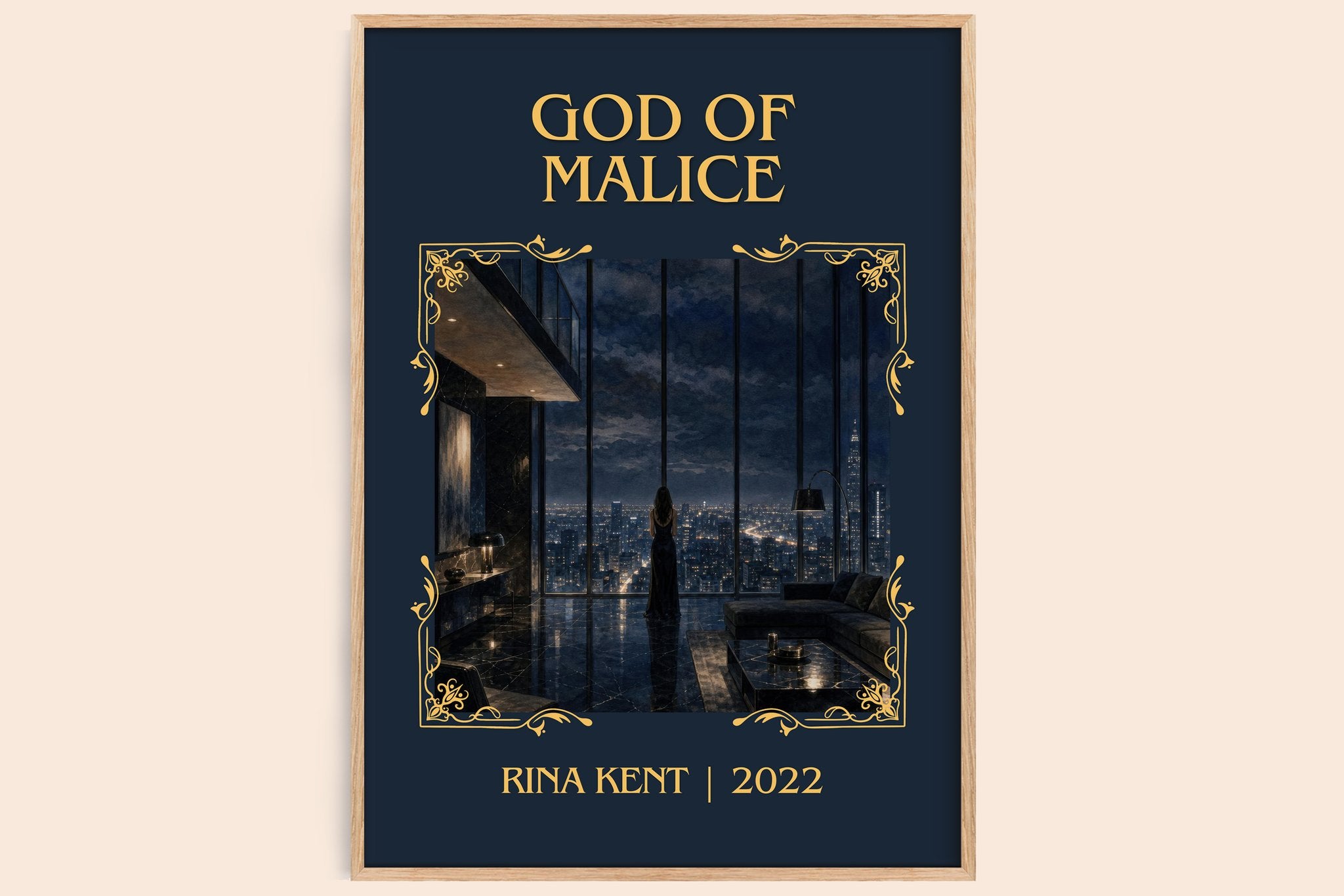 God of Malice Classic Book Art Print by Rina Kent