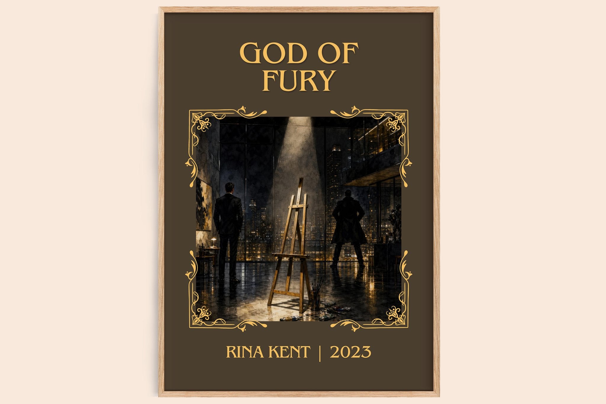 God of Fury Classic Book Art Print by Rina Kent