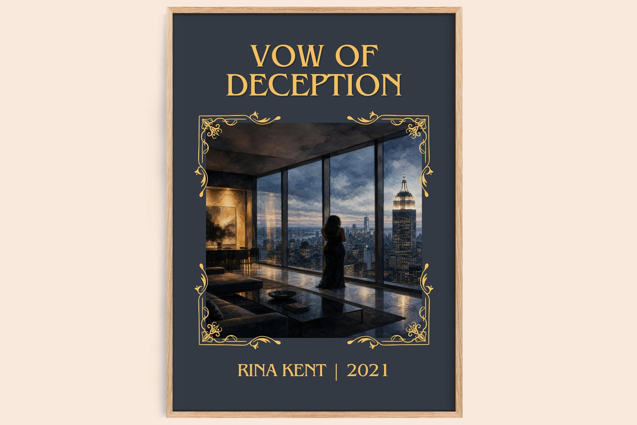 Vow of Deception Classic Book Art Print by Rina Kent