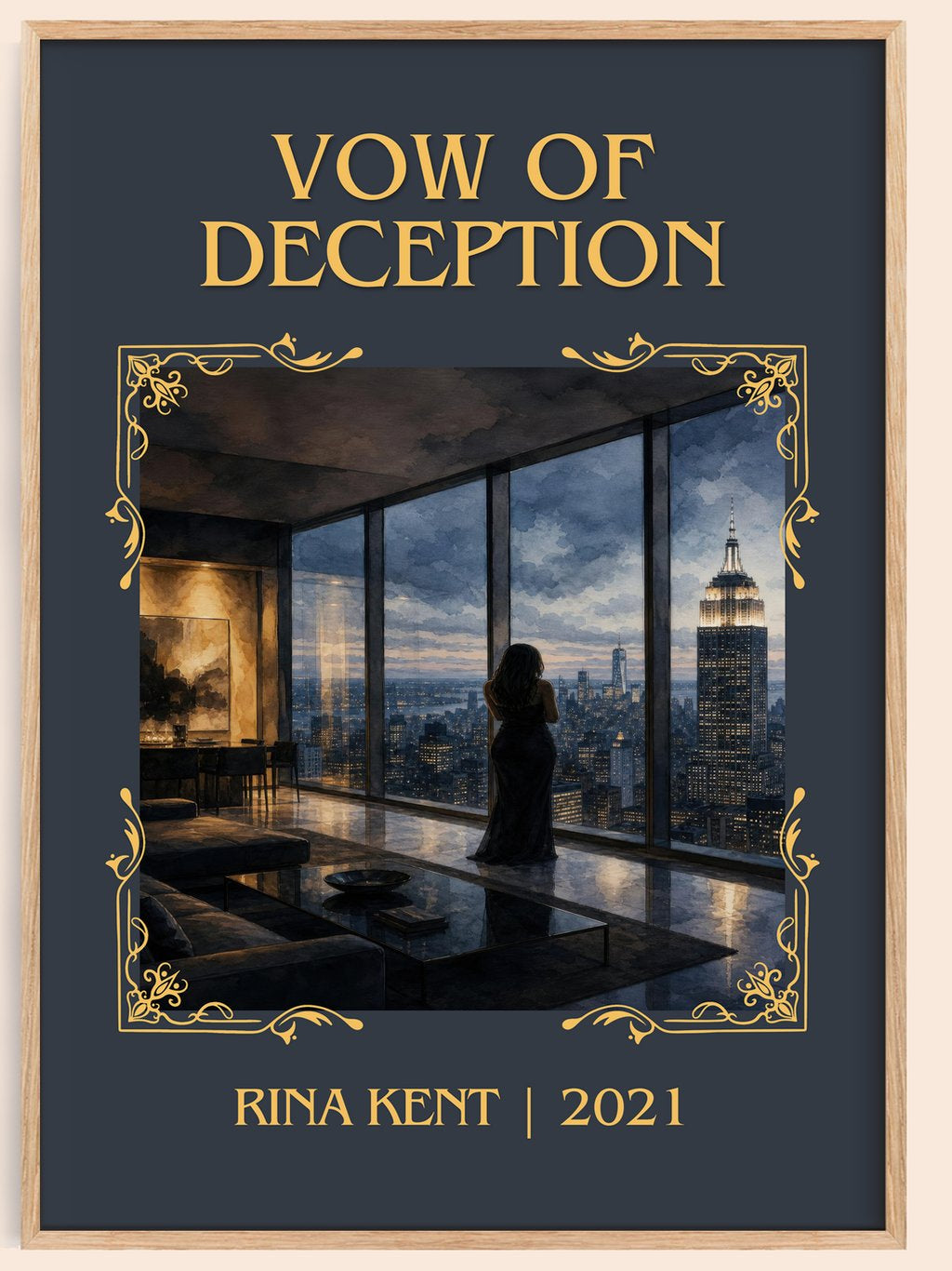 Vow of Deception Classic Book Art Print by Rina Kent – book poster