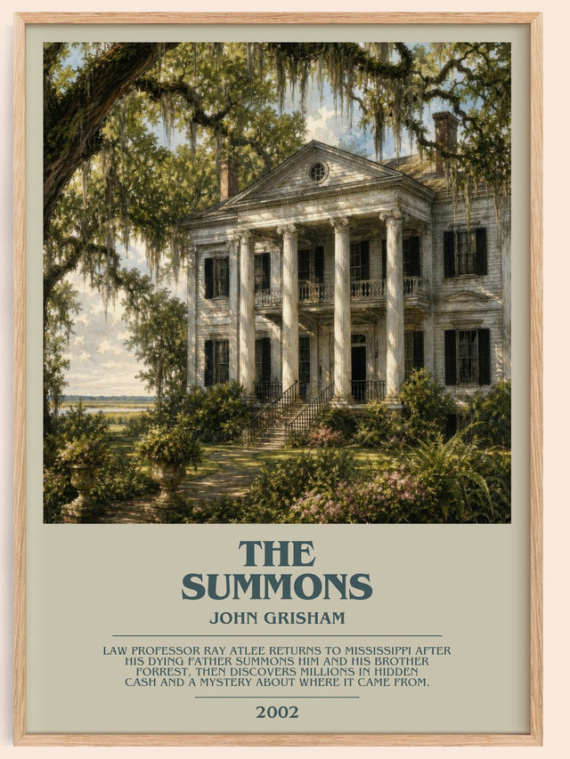 The Summons Bookish Wall Art by John Grisham