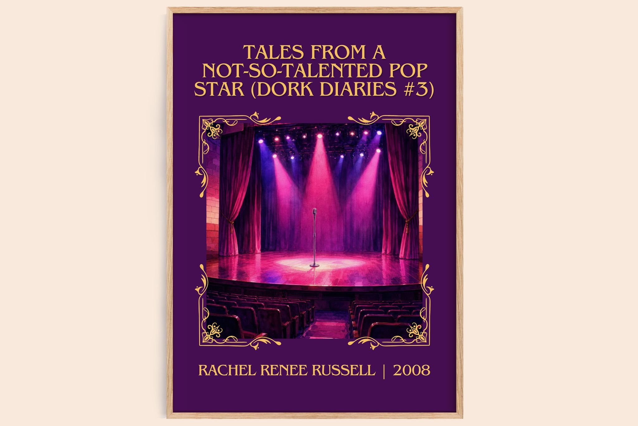 Tales from a Not-so-talented Pop Star (Dork Diaries #3) Classic Book Art Print by Rachel Renée Russell