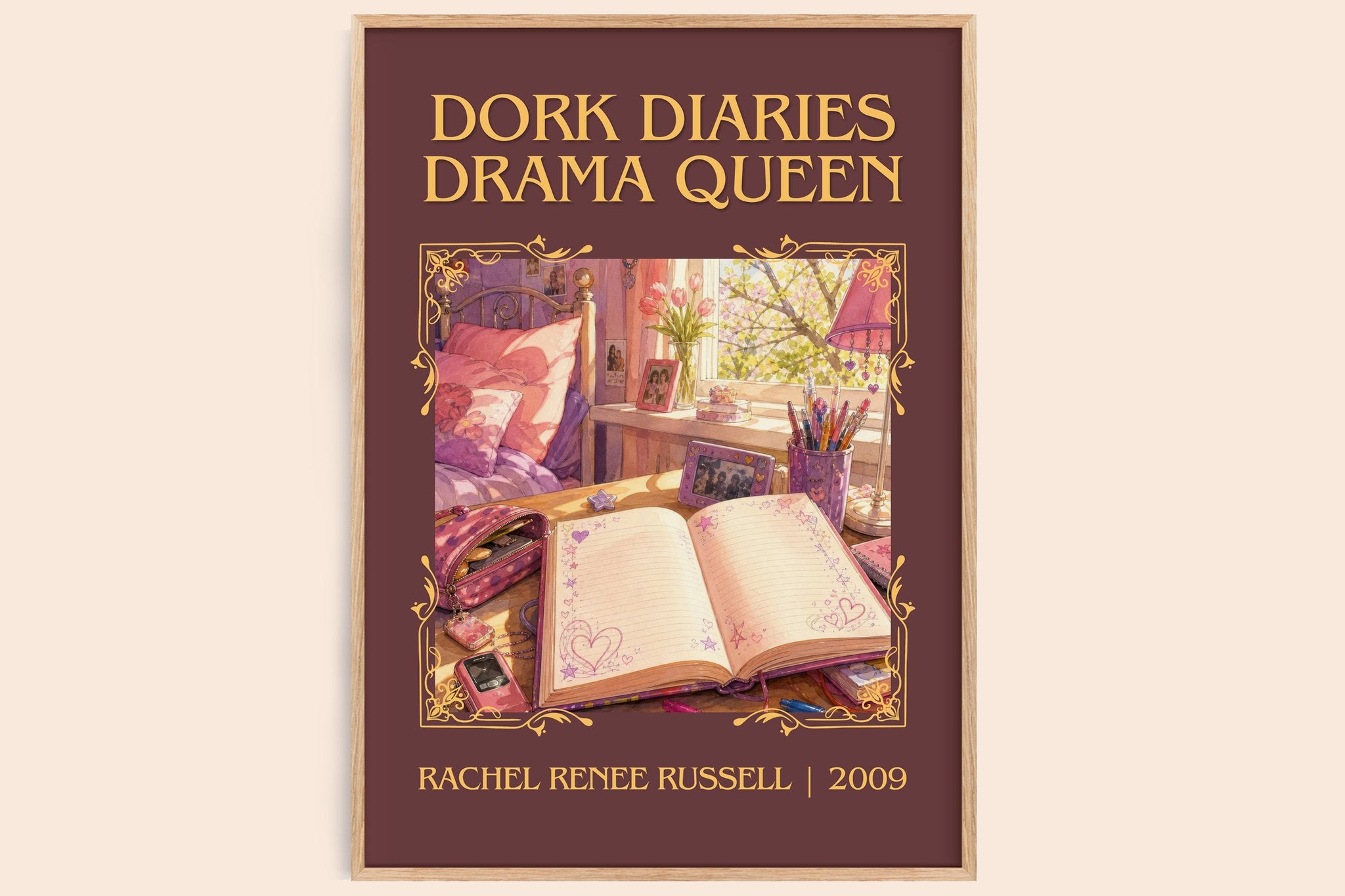 Dork Diaries Drama Queen Classic Book Art Print by R. Russell